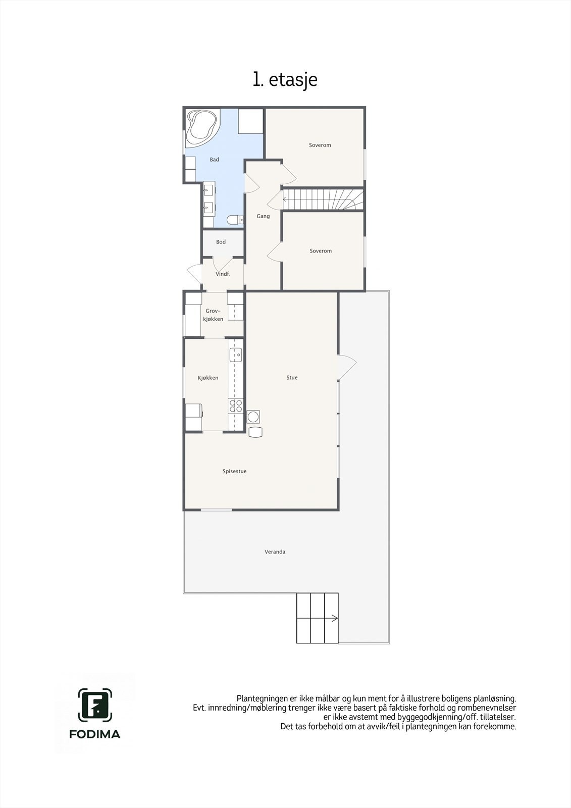 Plantegning Galleribilde