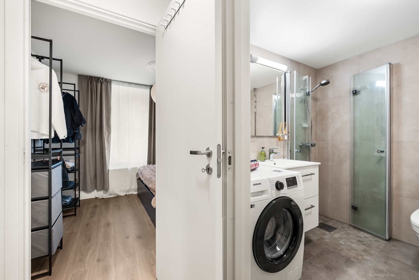 Soverommet ligger rett ved siden av badet. Galleribilde