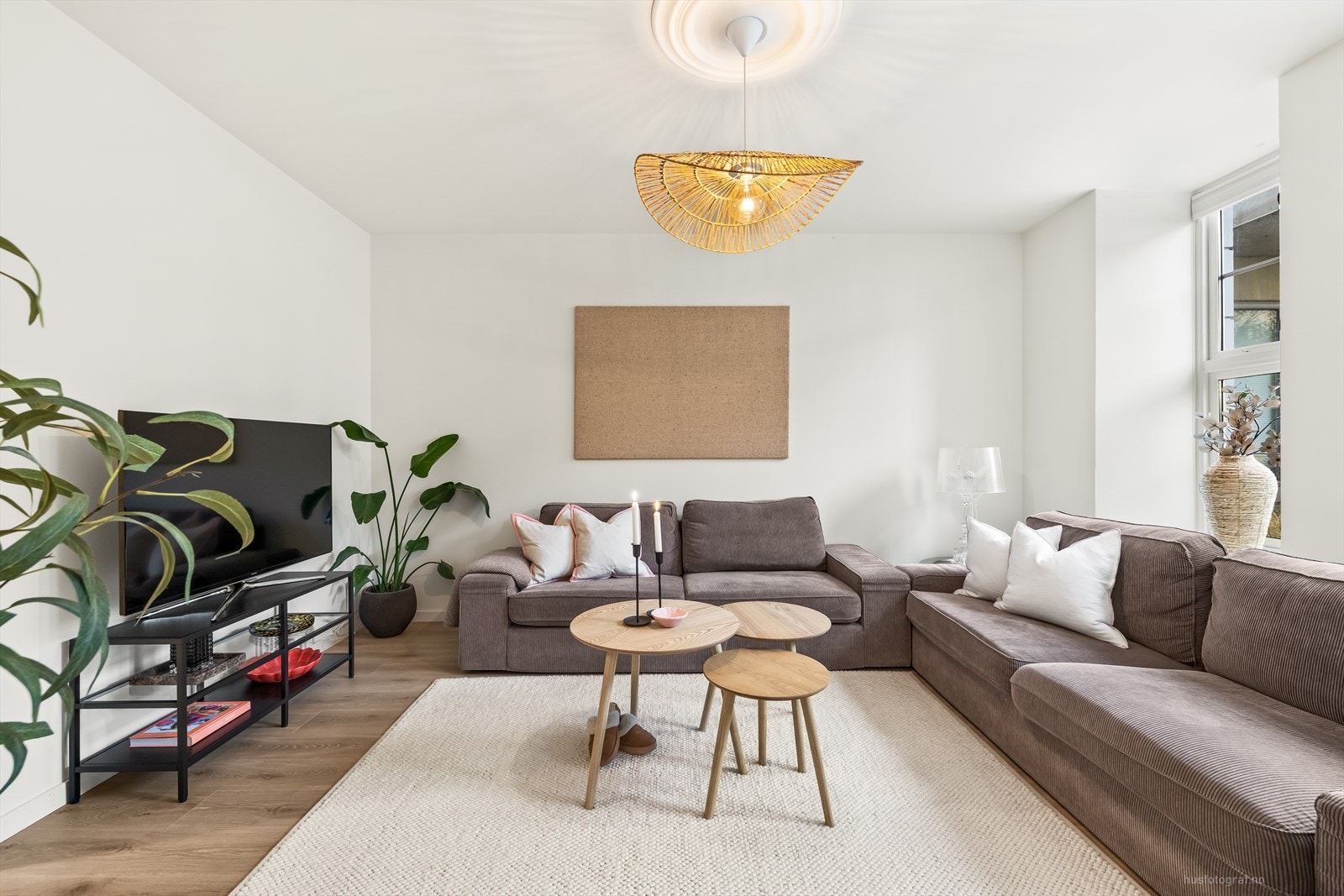 Det er pene listefrie løsninger mot tak. Galleribilde