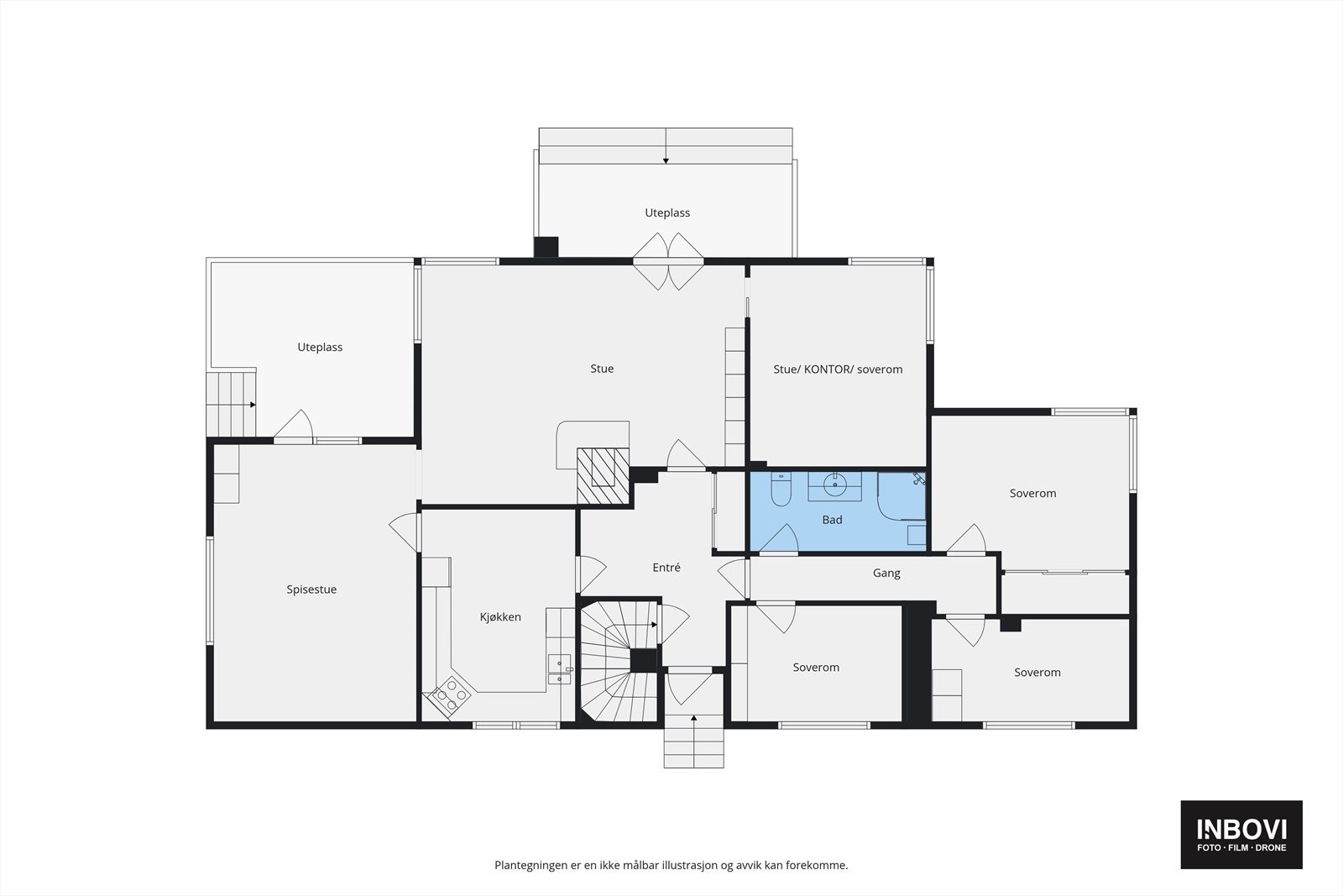 Plantegning - 1. etasje Galleribilde