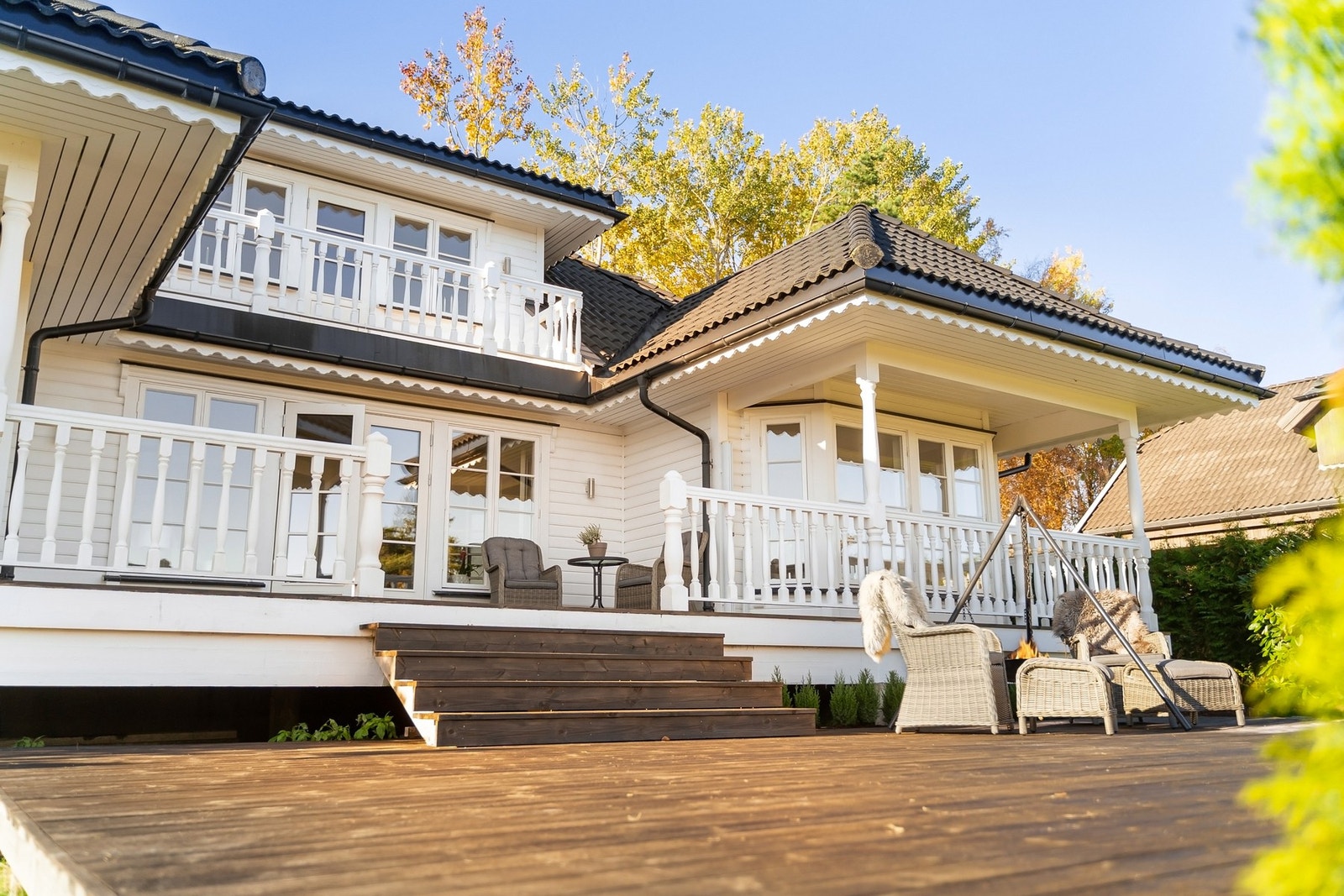 Her er det godt med plass til utemøblement. Galleribilde