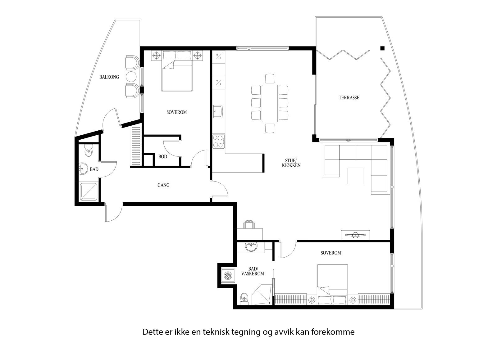 Plantegning Galleribilde