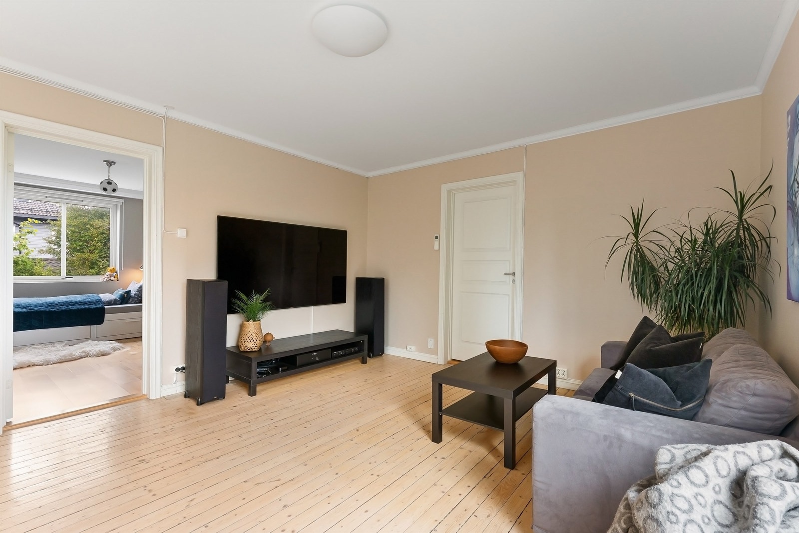 Tv-rom kan brukes etter eget ønske, her er det gode møbleringsmuligheter Galleribilde