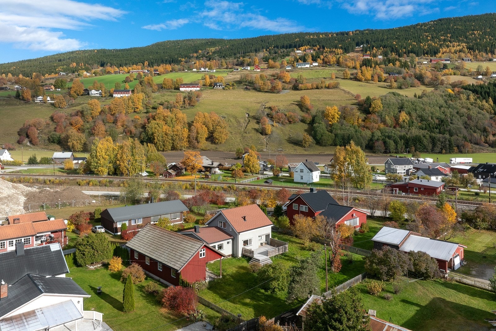 Her er det gangavstand til skole, sentrum og de fleste fasiliteter Galleribilde