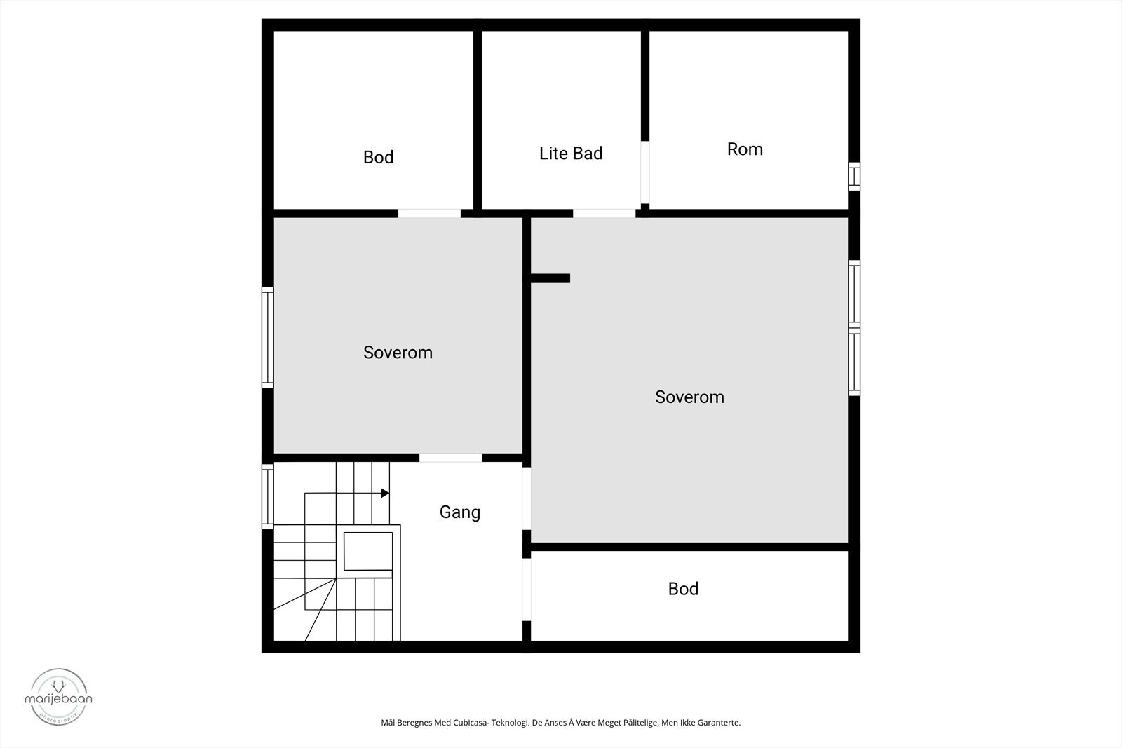 Plantegning av 2.Etasje Galleribilde