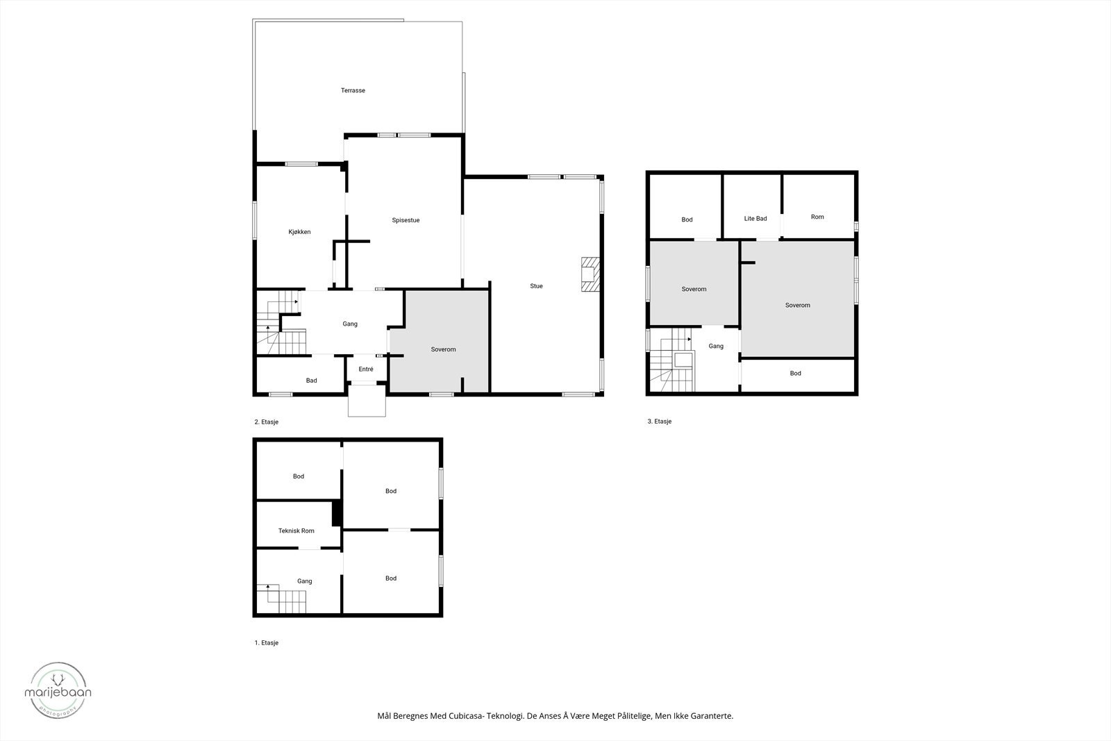 Samlet plantegning Galleribilde
