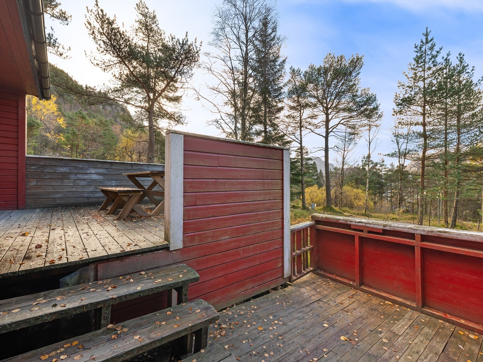 Terrasse på ulike nivåer Galleribilde