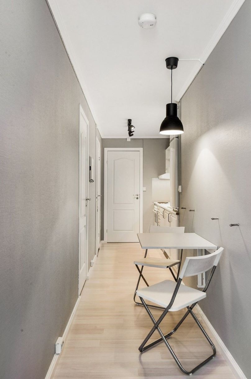 Fin planløsning med soverommene beliggende ved siden av badet. Galleribilde