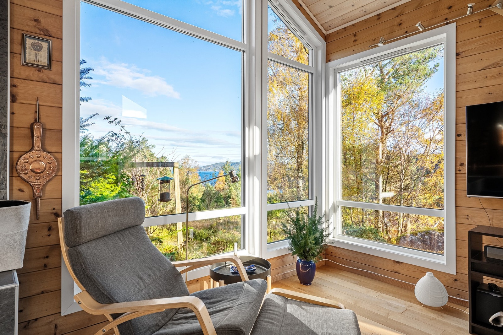 Store vinduer mot naturen Galleribilde