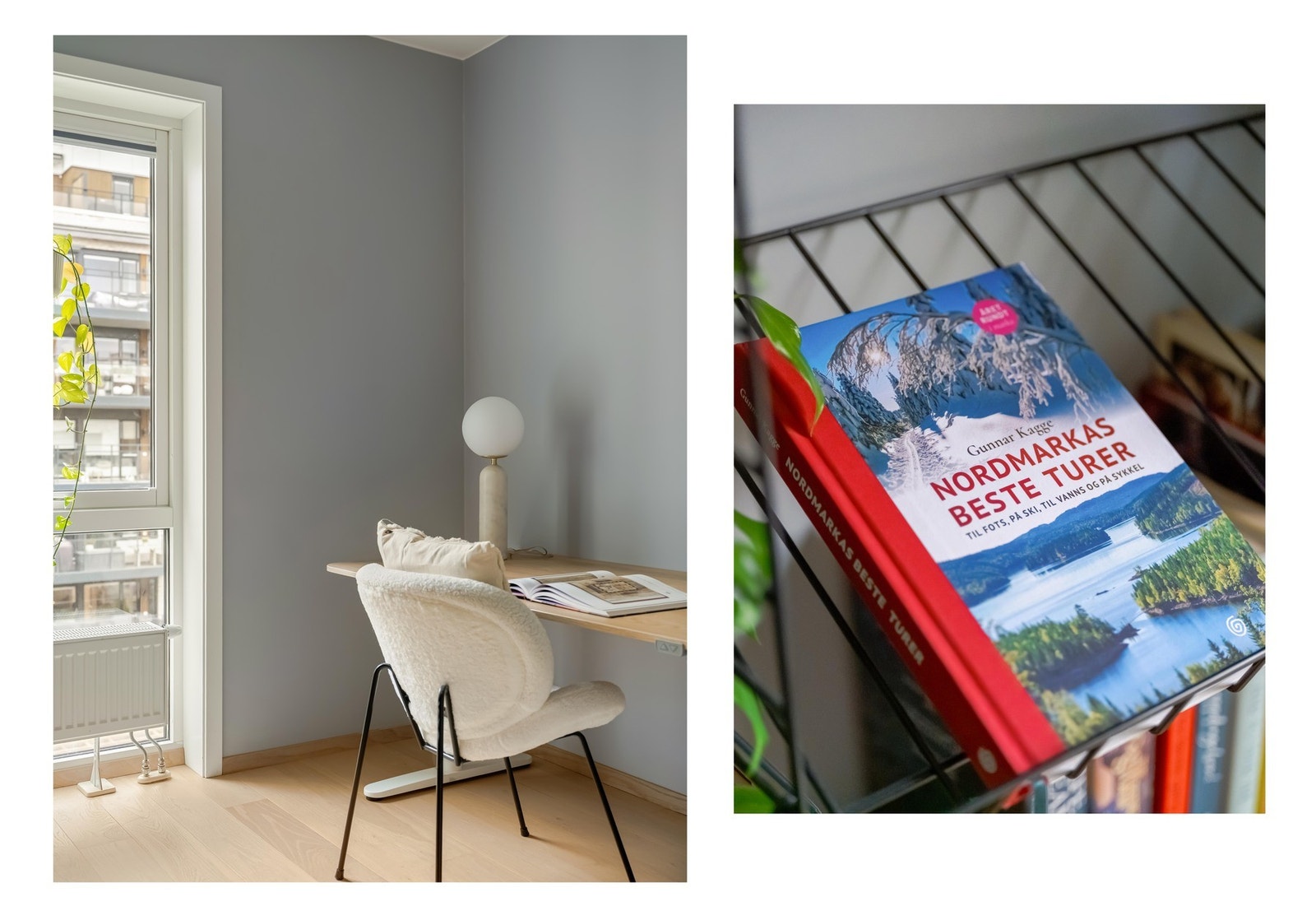 Her er det god plass til kontorpult og øvrig møblement. Galleribilde