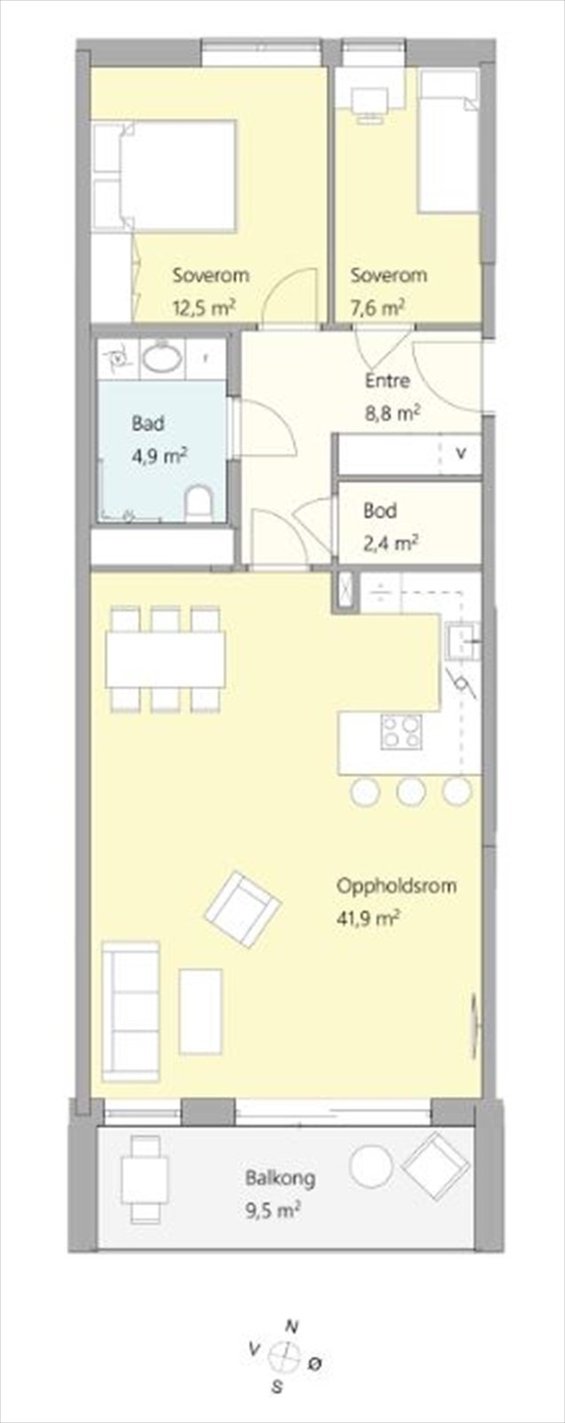 Plantegning. Galleribilde