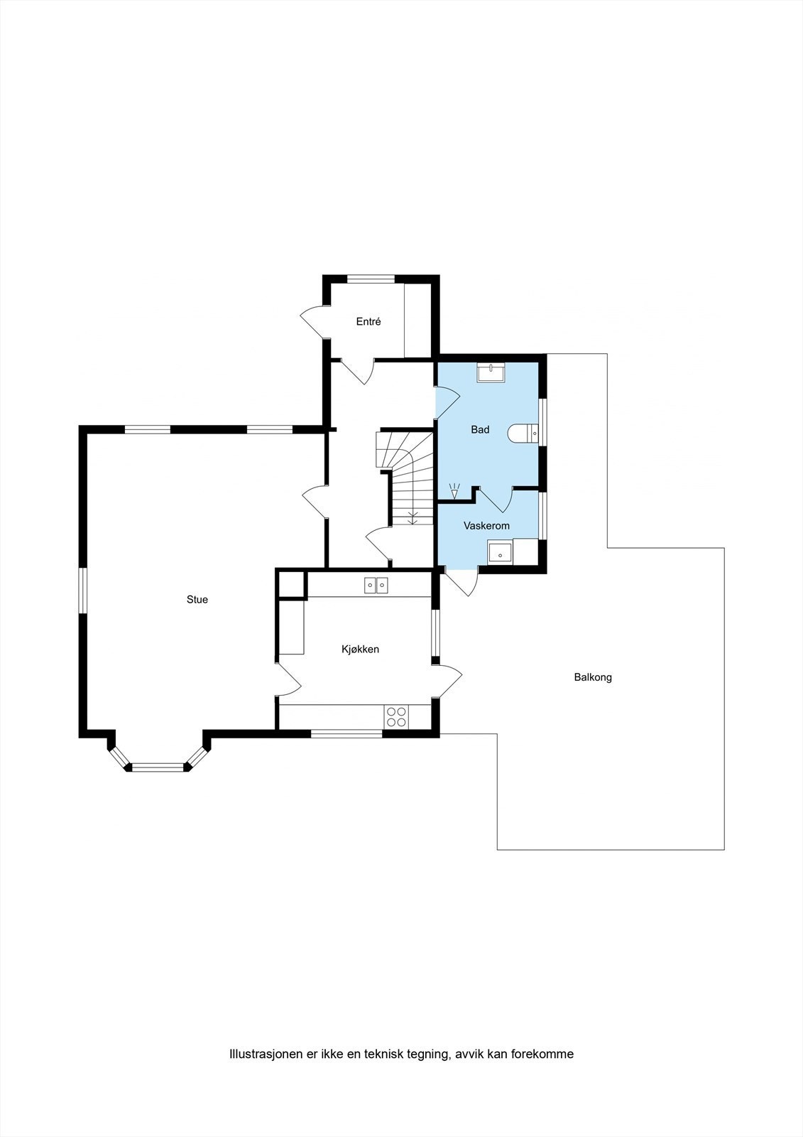 Presentasjon hovedetasje Galleribilde