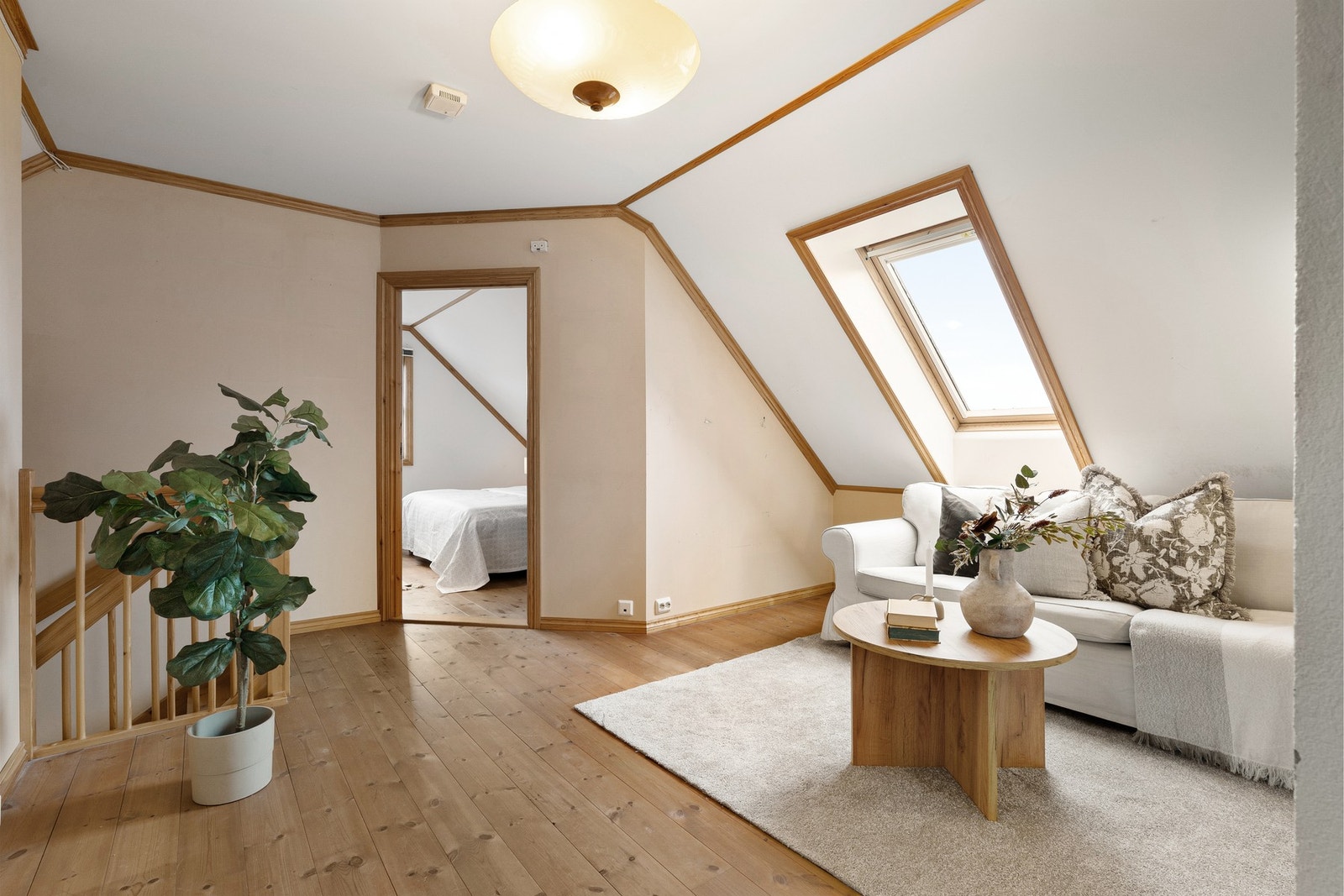Kommer opp i loftstuen Galleribilde