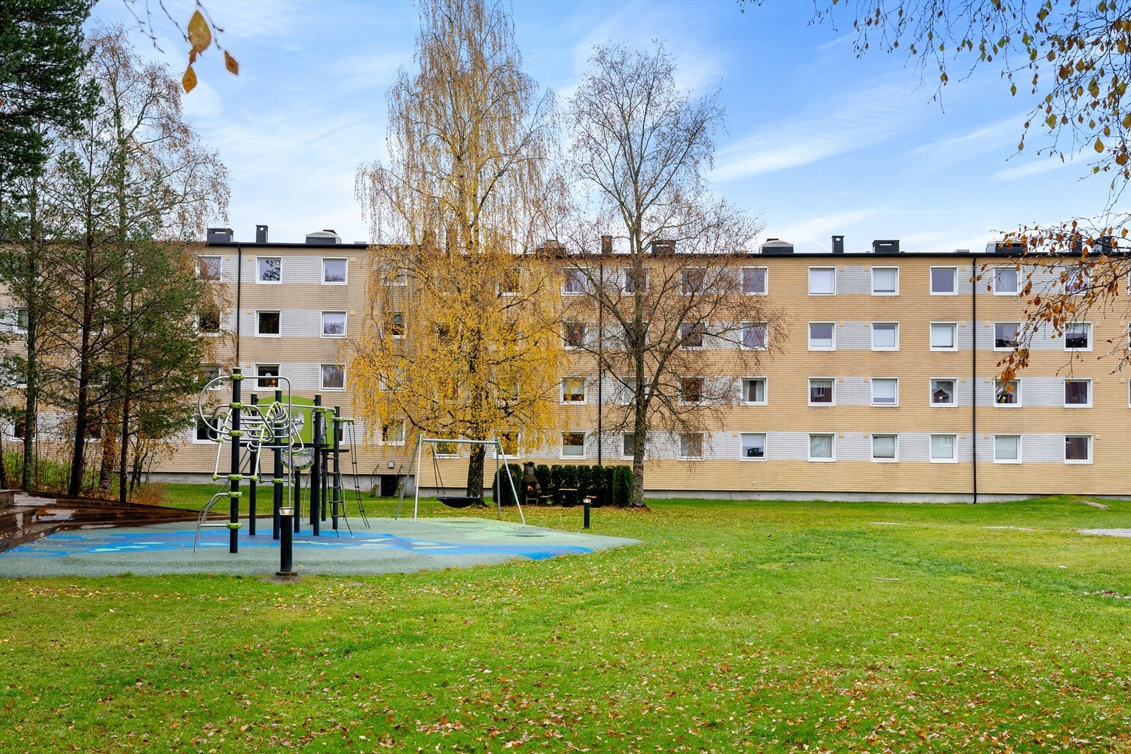 Områdene bidrar til et trivelig bomiljø og benyttes av beboerne til rekreasjon og sosiale sammenkomster i sommerhalvåret. Galleribilde