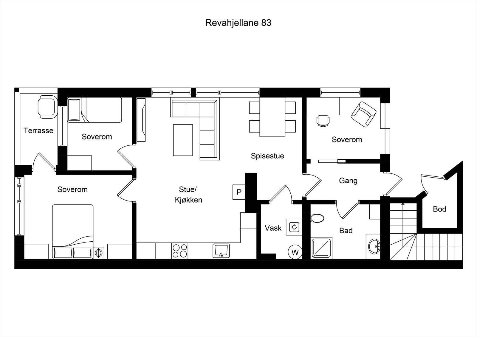 Plantegning Galleribilde
