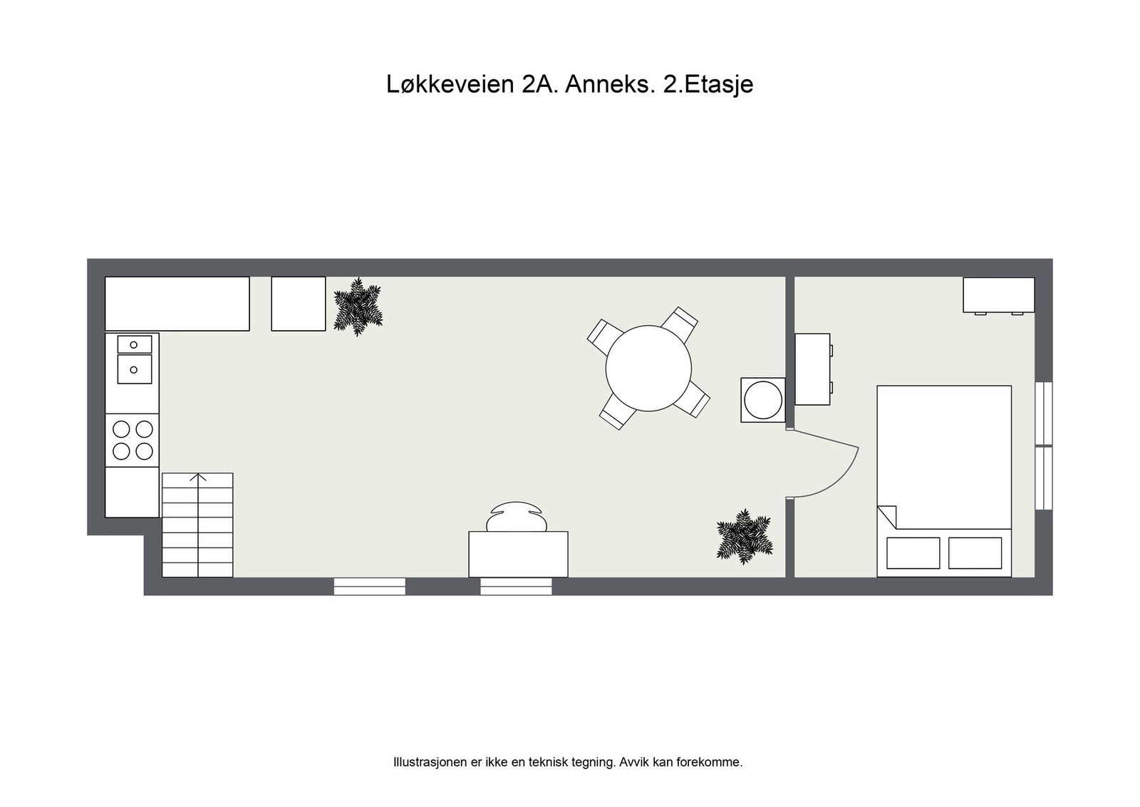Plantegning - Anneks - Annen etasje Galleribilde