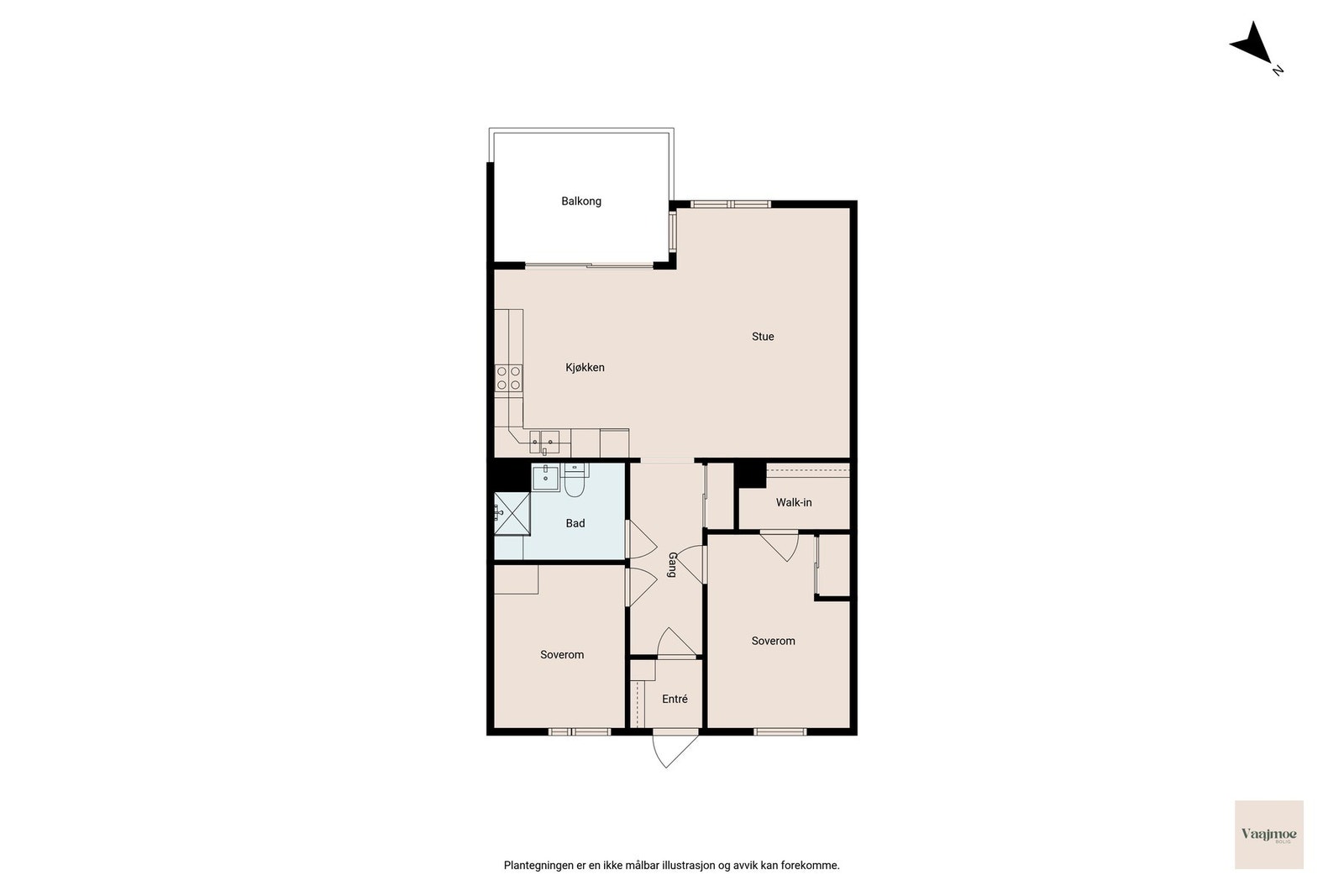 Plantegning Galleribilde