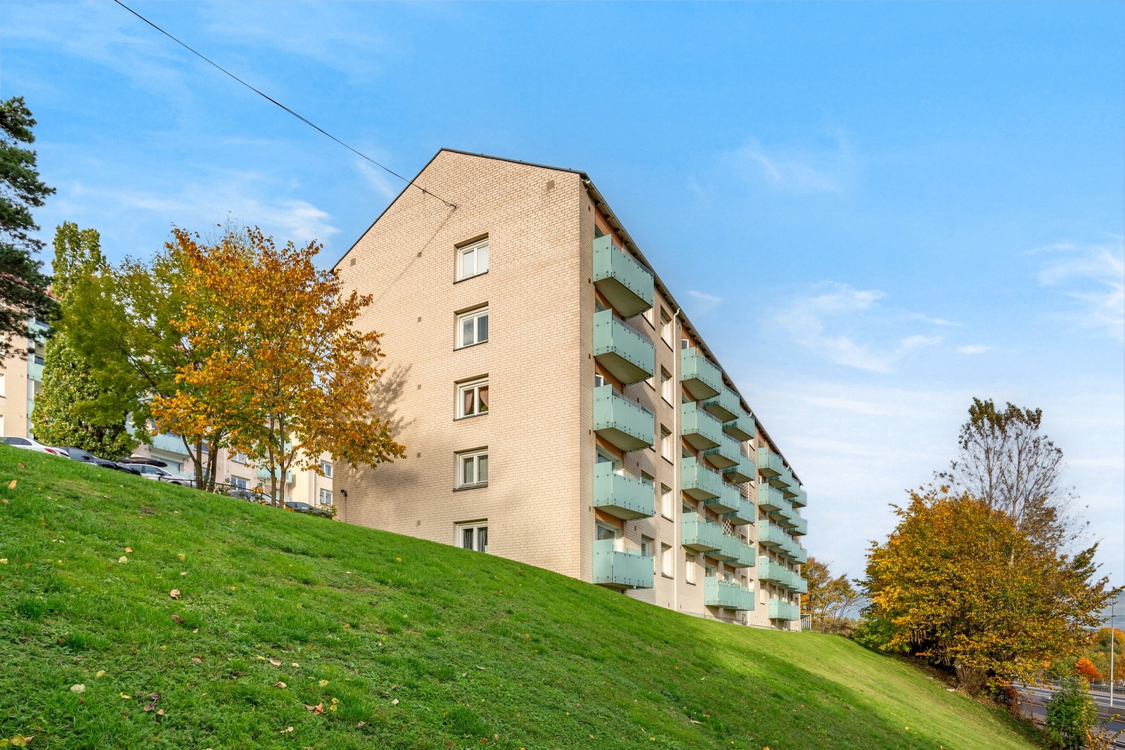 Bygningens fasade. Galleribilde