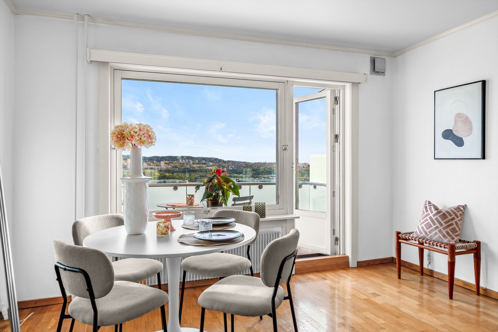 Hyggelig spiseområde. Galleribilde