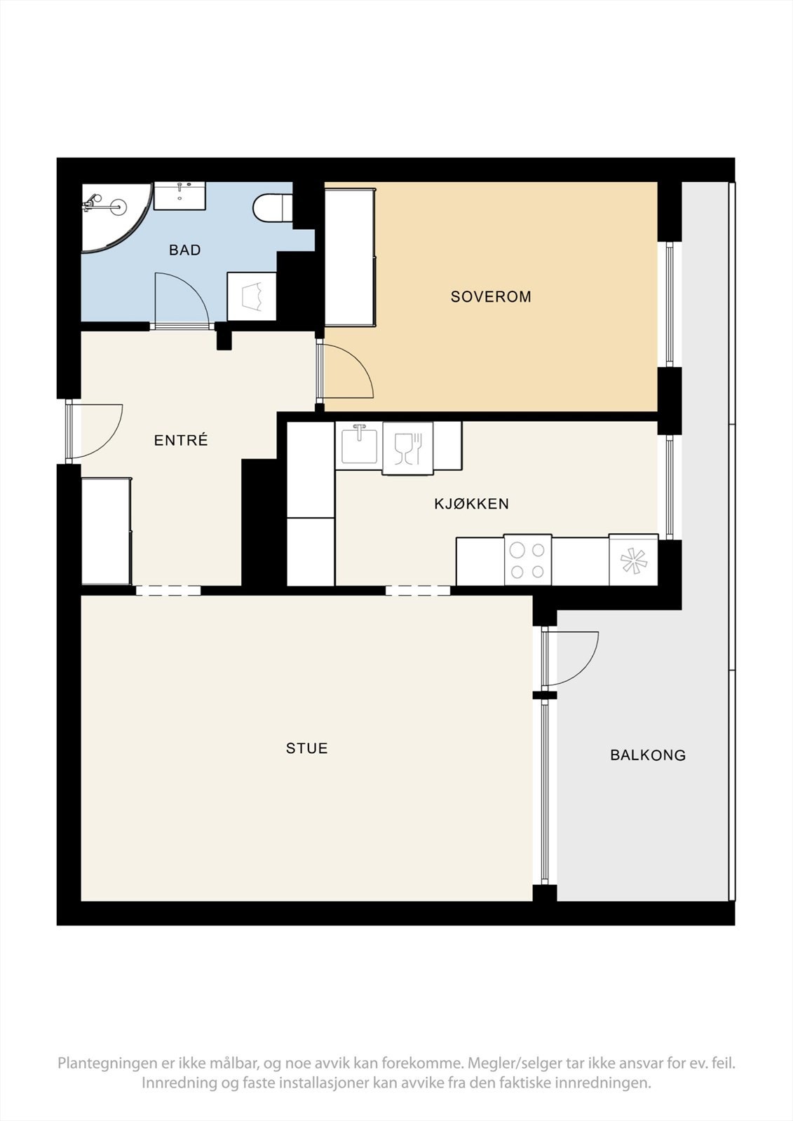 Plantegning Galleribilde