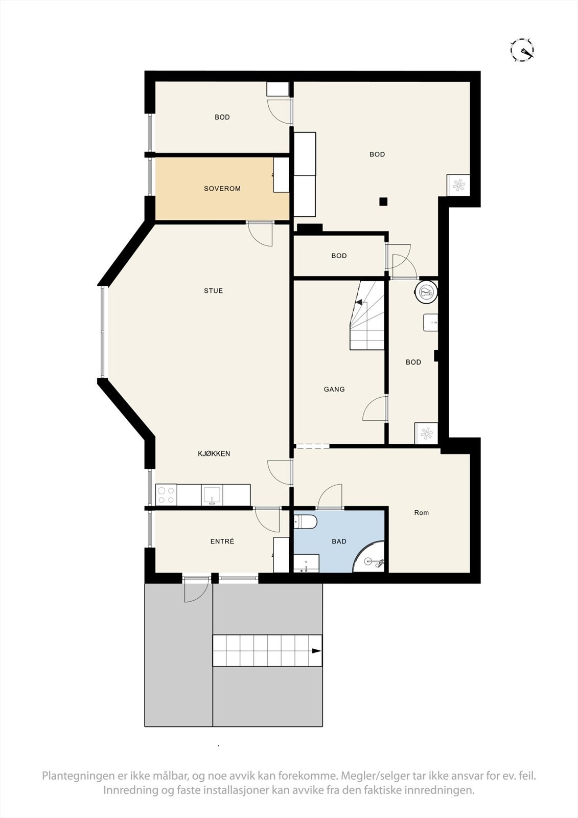 Kjeller med mye oppbevaring og mulighet for å leie ut Galleribilde