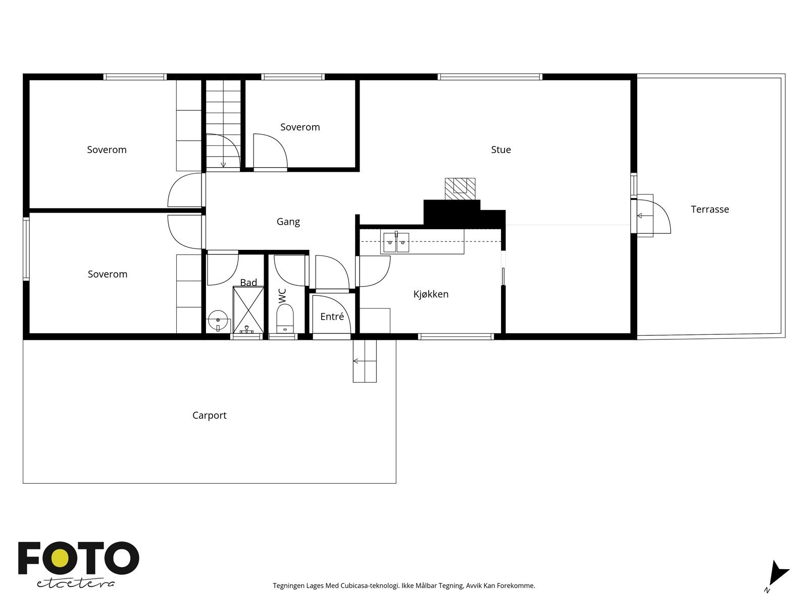 Veiledende planskisse 1. etasje. Ikke målbar Galleribilde