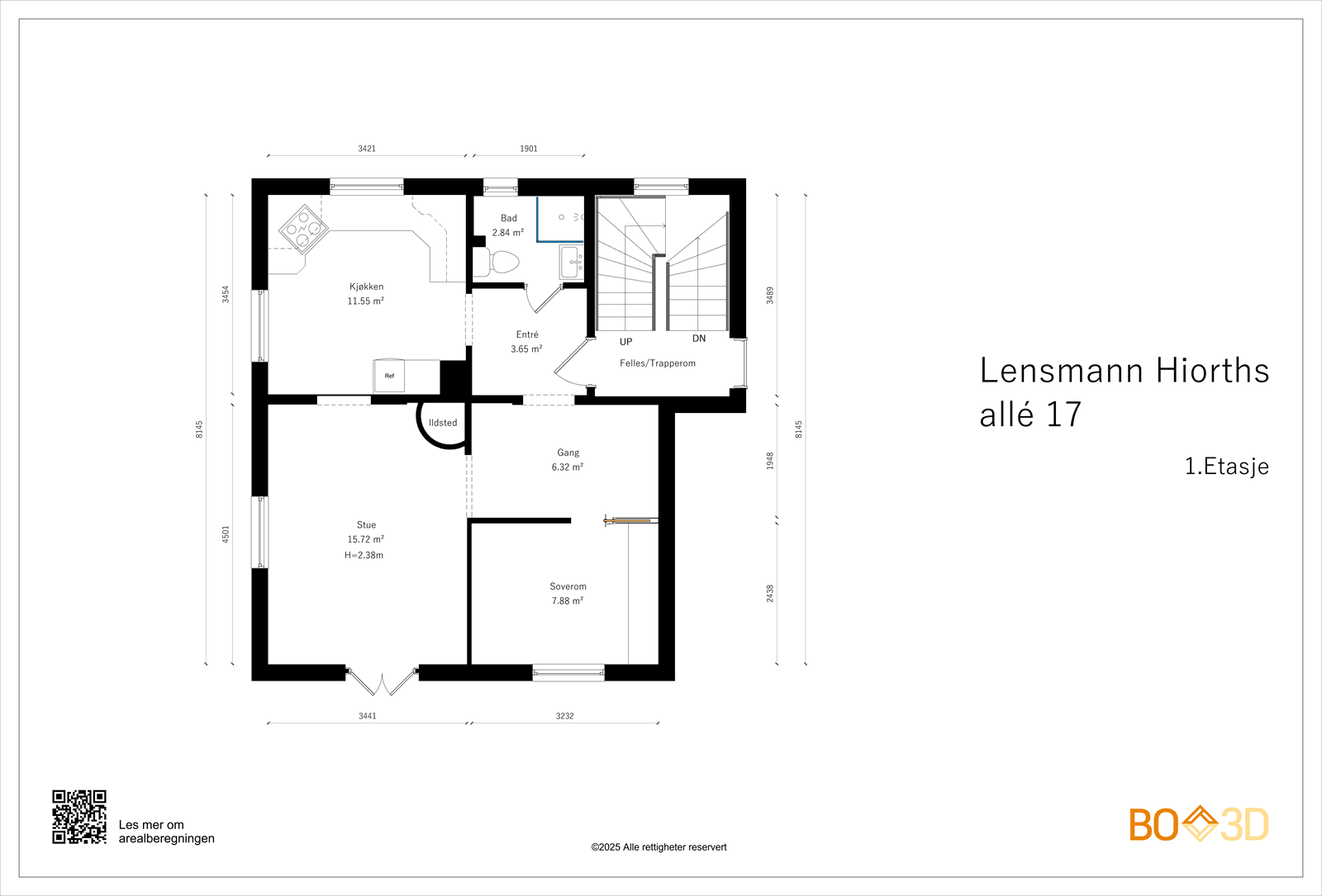 Plantegning 1.etasje. Galleribilde