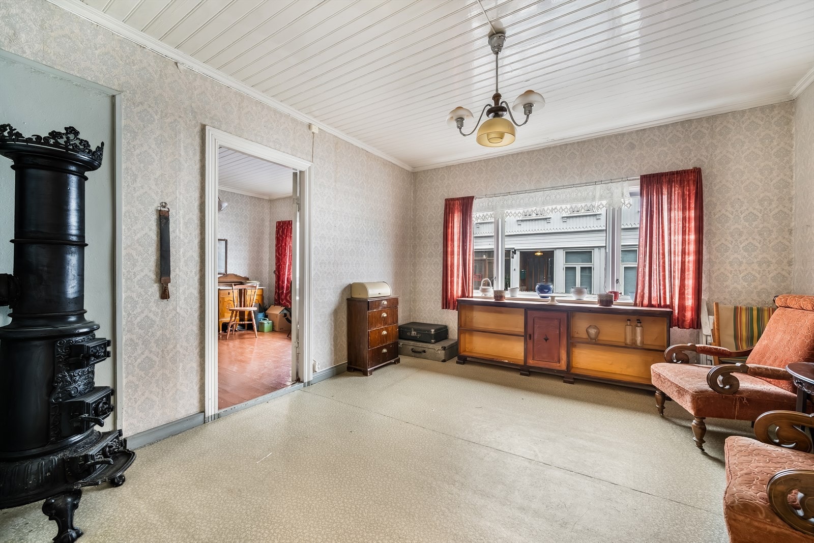 Boligen har flere originale detaljer ivaretatt. Galleribilde