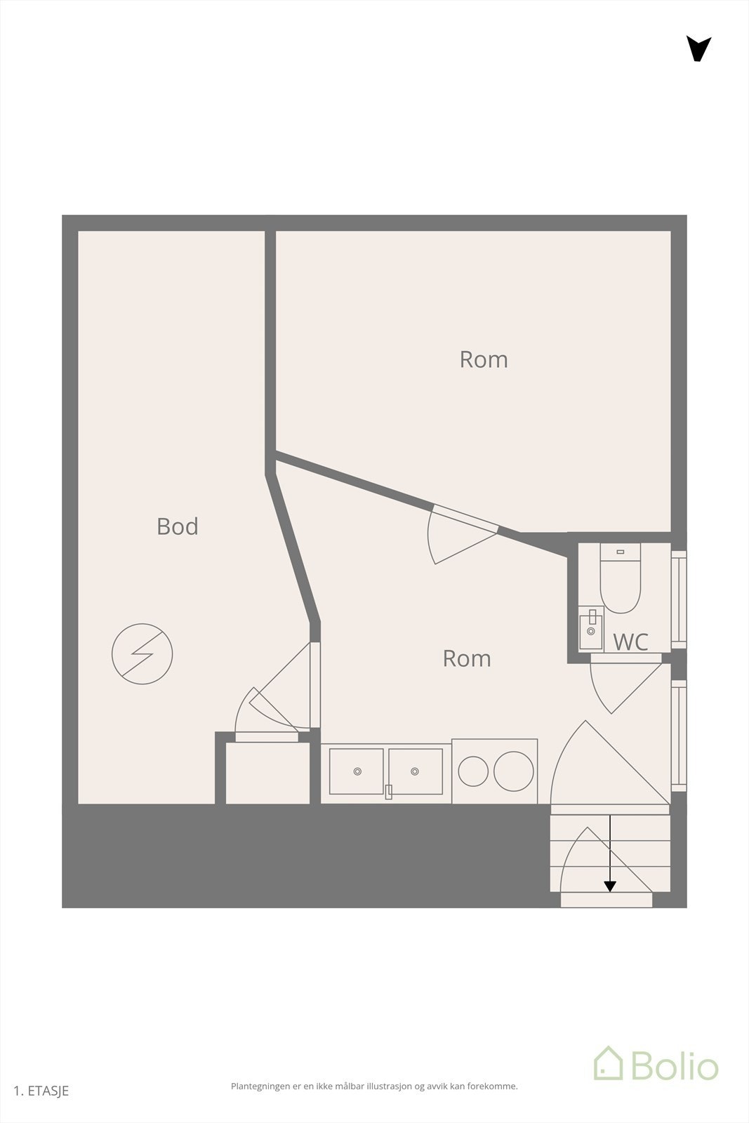 Plantegnining Galleribilde