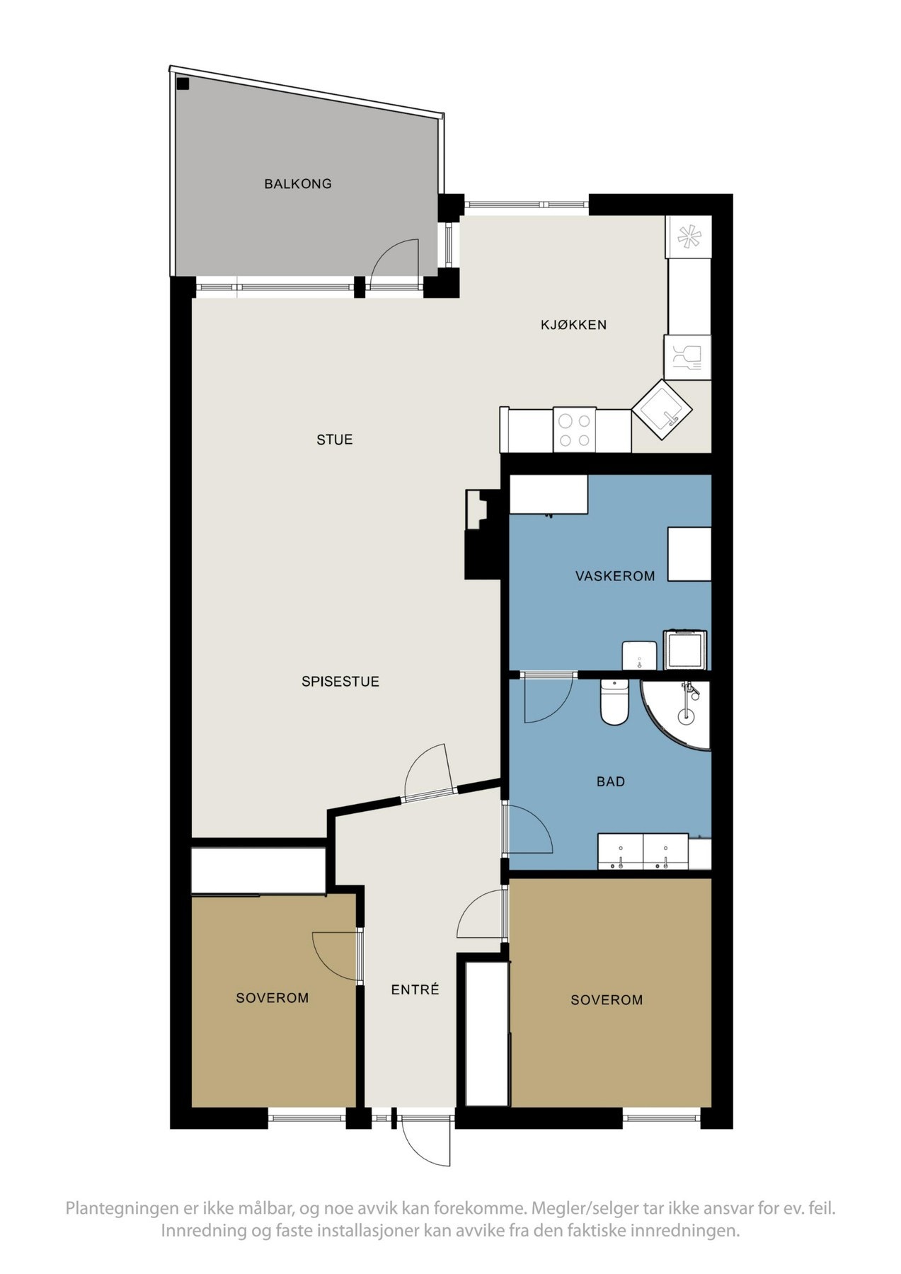 Plantegning Galleribilde