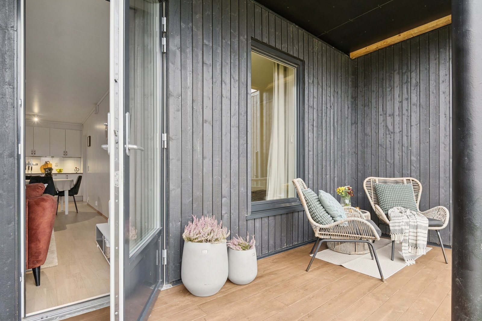 Her kan du nyte rolige omgivelser, tilbaketrukket fra sentrumsstøy. Galleribilde