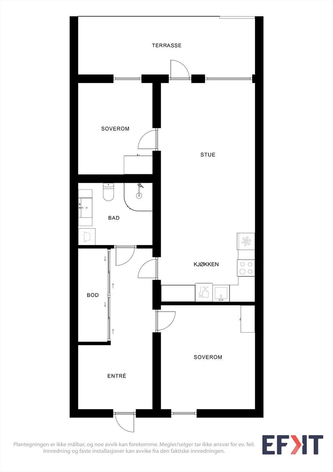 Plantegning Galleribilde