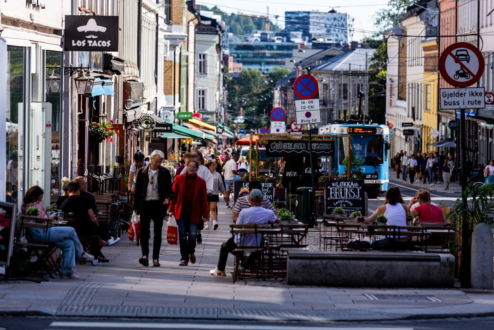 Nærområdet - Stemningsbilde Thorvald Meyers gate. Galleribilde