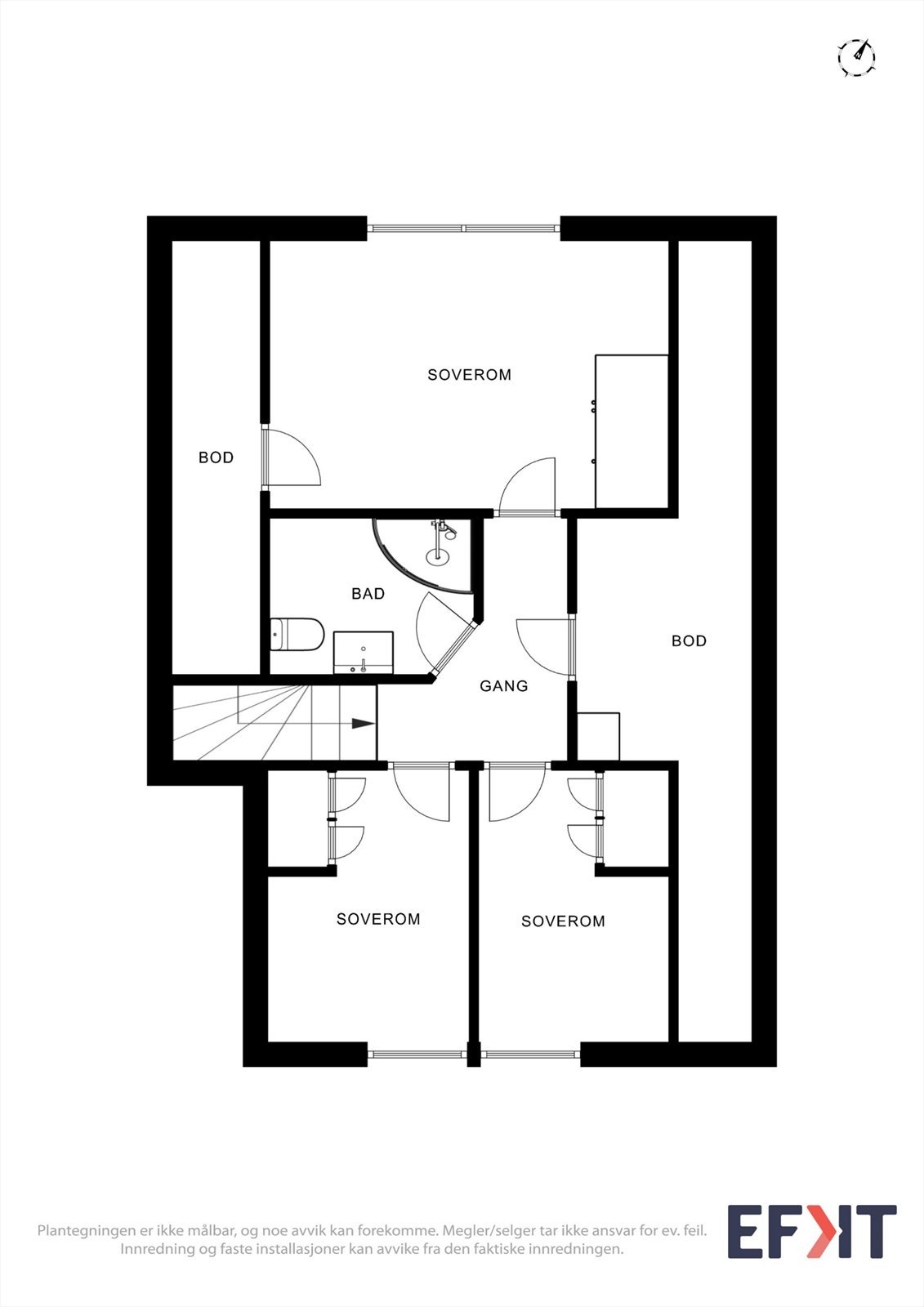 Planskisse 2. etasje Galleribilde