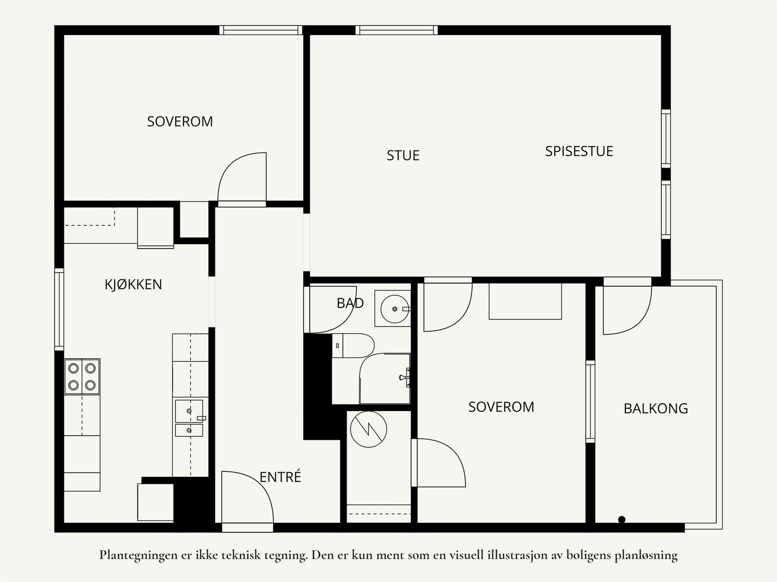 Plantegning. Galleribilde