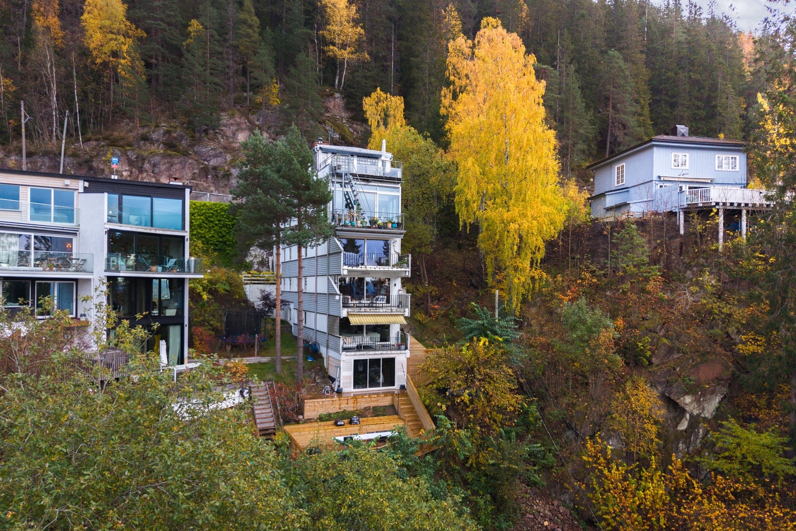 Leiligheten ligger høyt og fritt Galleribilde