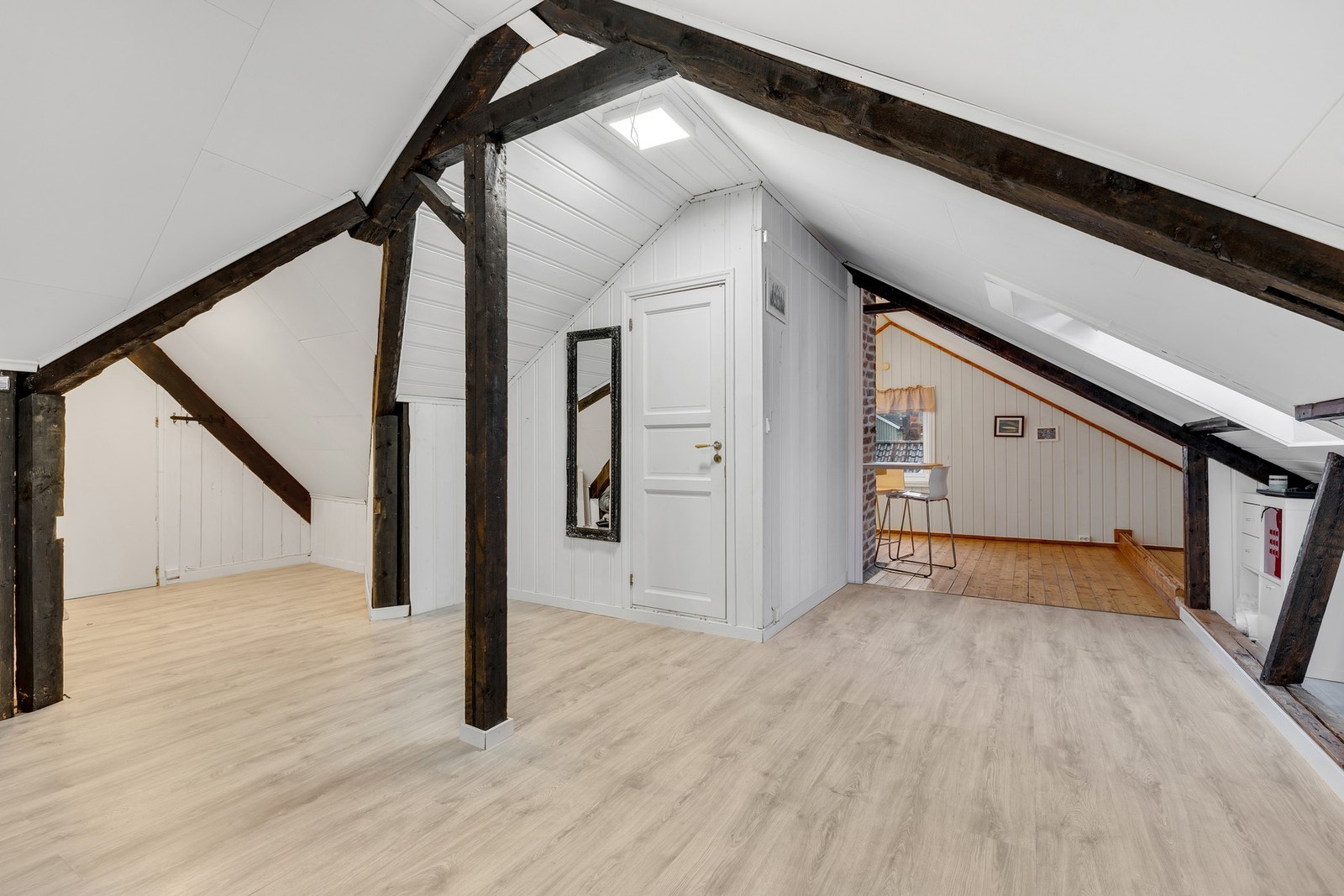 I kobling til loftstue har du et kjøkken. Galleribilde