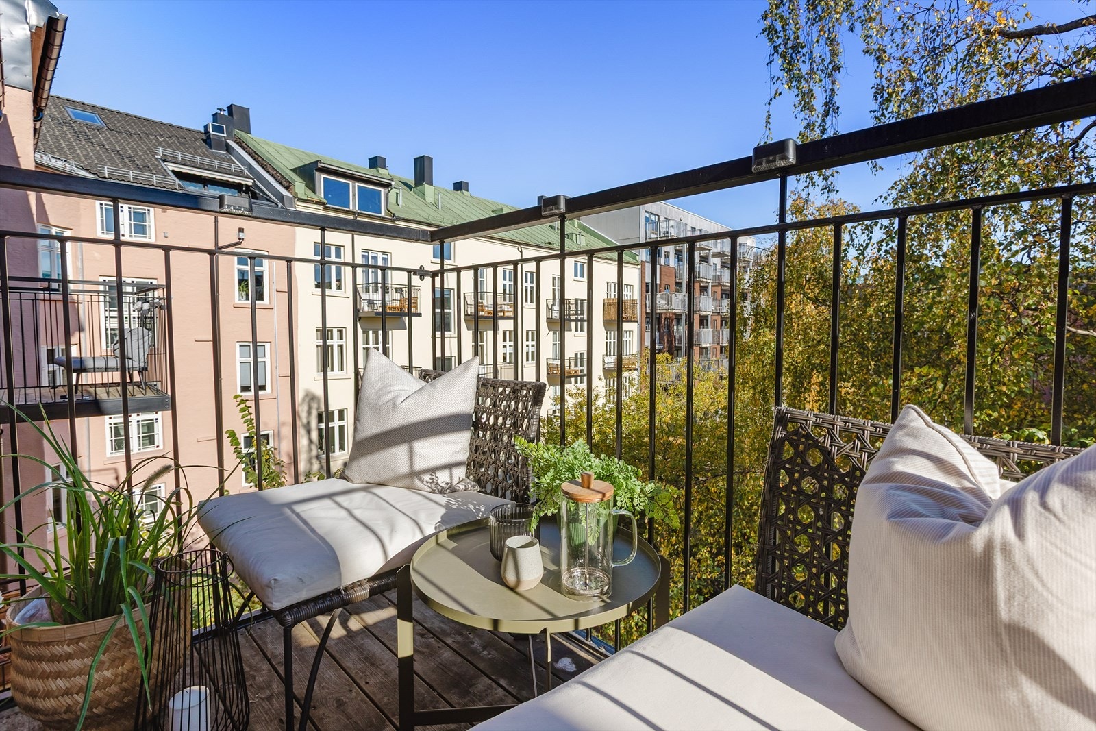 Her kan du nyte late sommerdager. Galleribilde