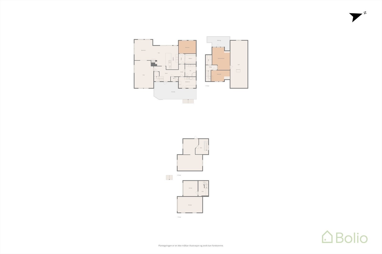 Plantegning Galleribilde