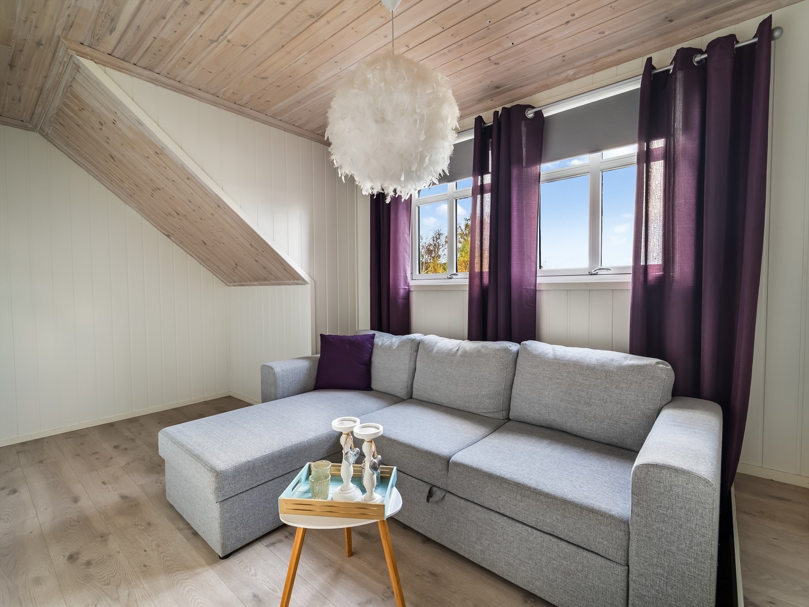 Soverom på loftet. Galleribilde