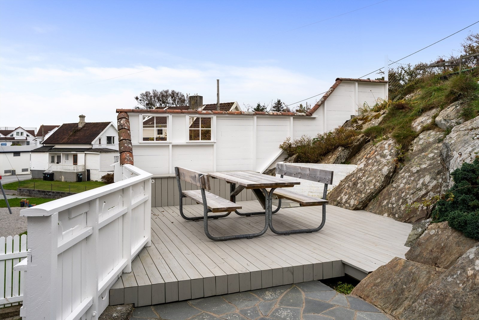 Her ligger alt til rette for å kunne nyte fine og varme dager sammen med venner og familie Galleribilde