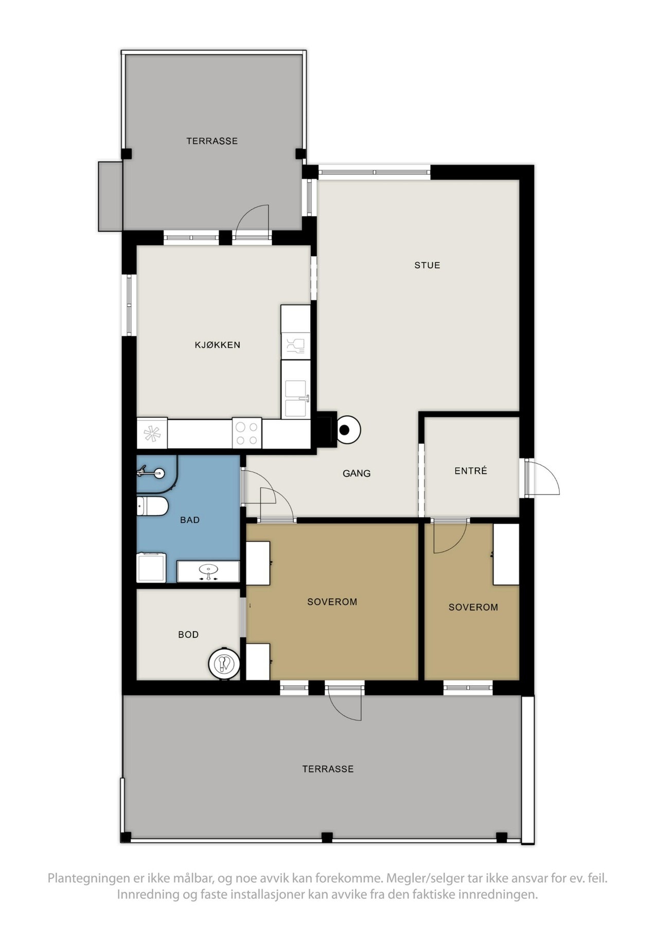 Plantegning Galleribilde