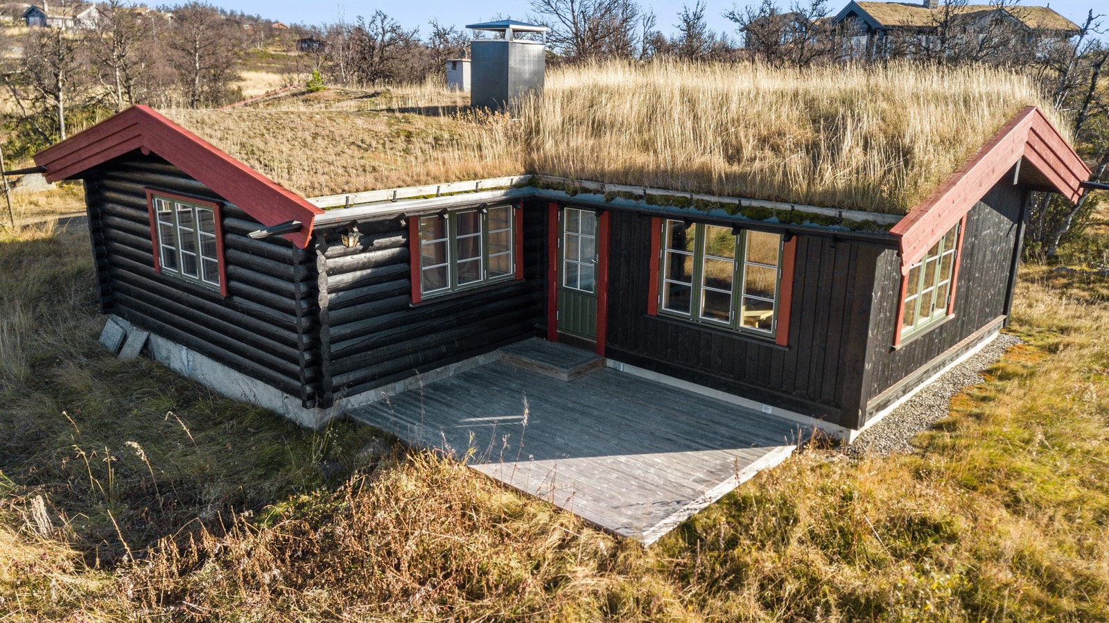 En sjarmerende og romslig hytte Galleribilde