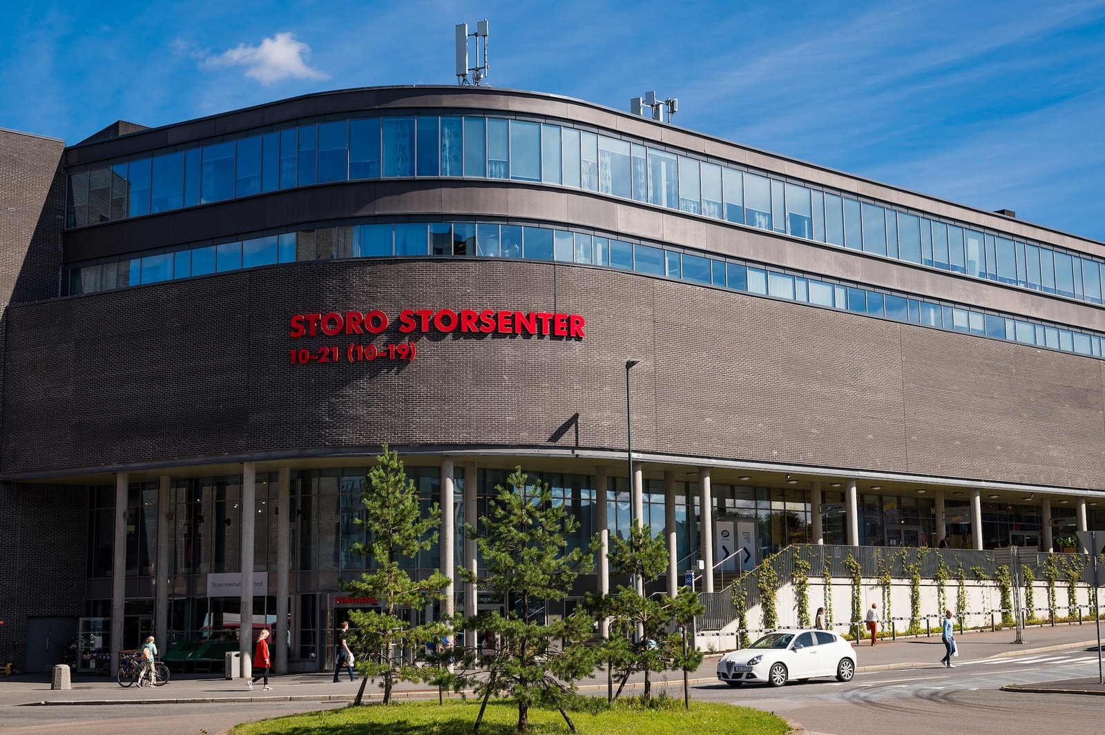 Gangavstand til Storo storsenter, Oslos største kjøpesenter. Galleribilde