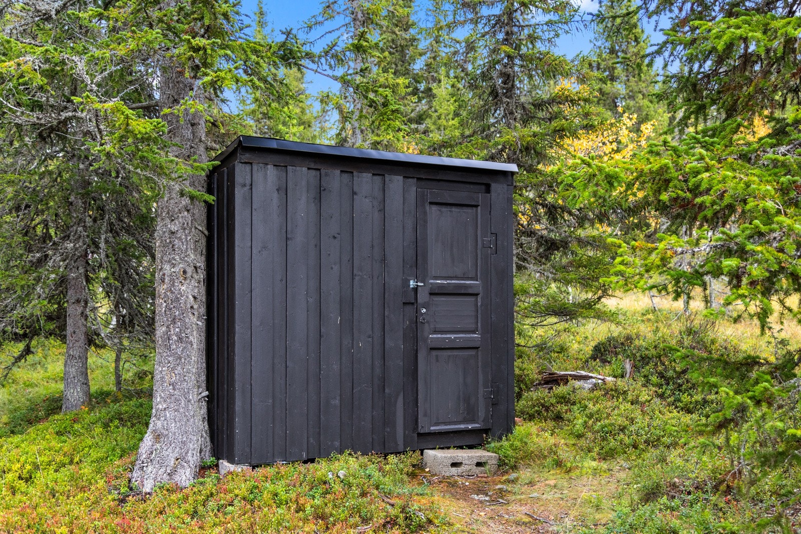 Frittliggende redskapsbod på ca. 2 m² Galleribilde