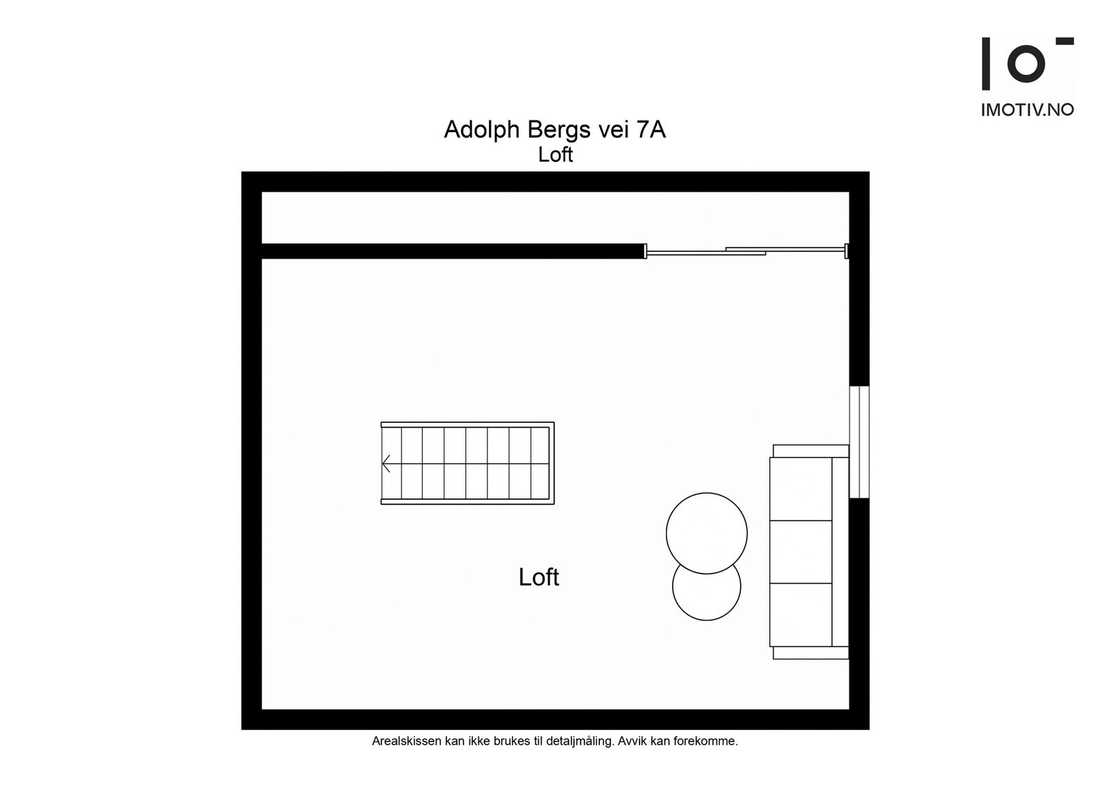 Plantegning loft. Galleribilde