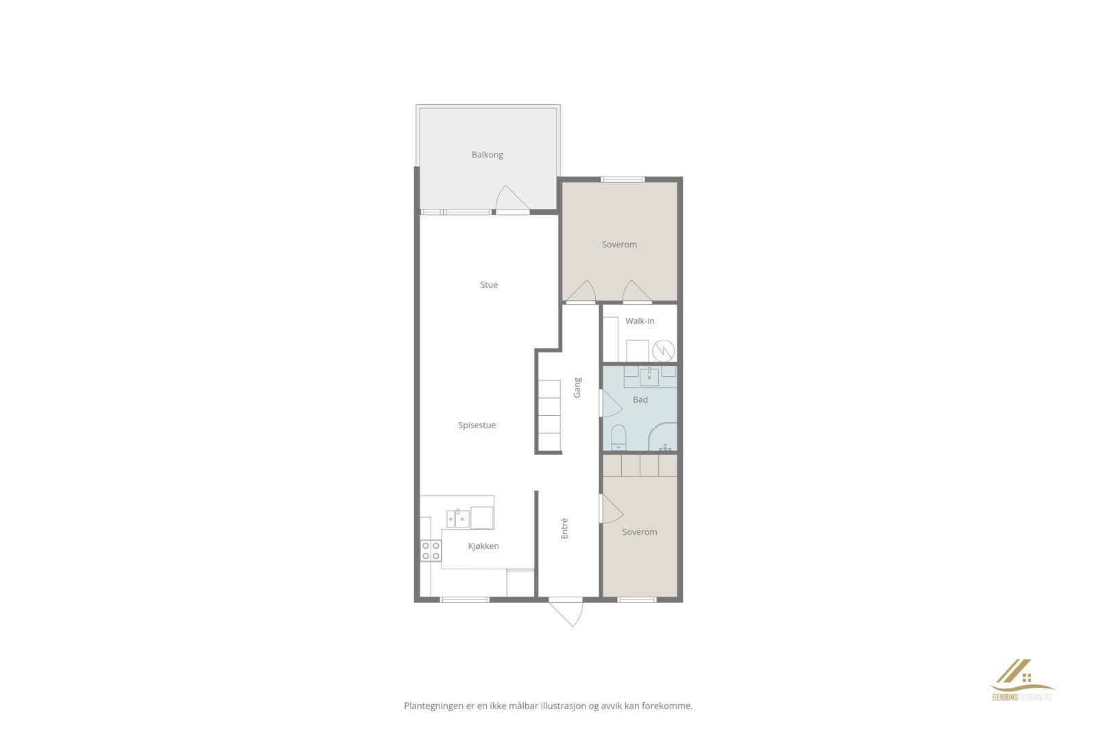 Plantegning Galleribilde