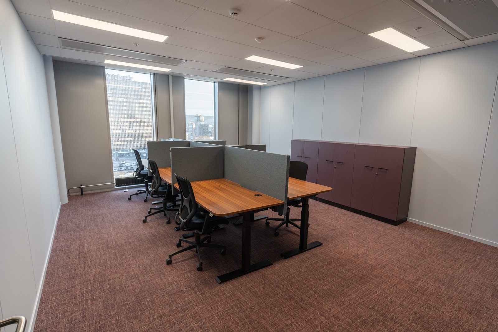 Kontorer av mange forskjellige størrelser. Her ett 6manns kontor. Galleribilde