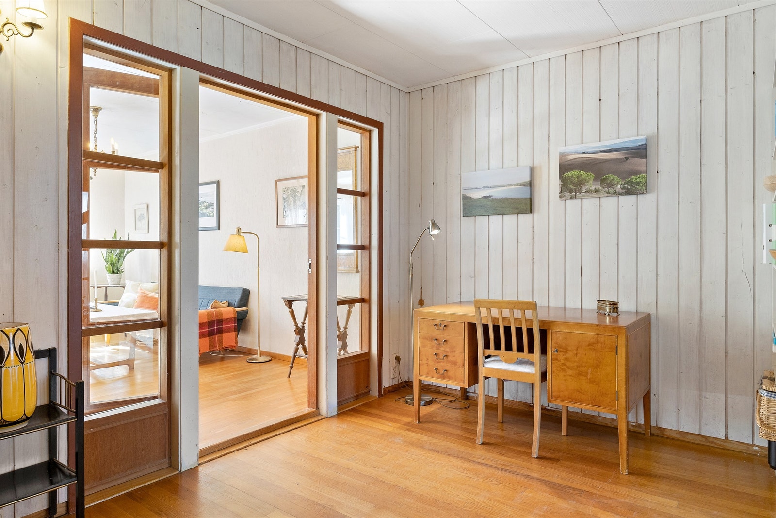 Mellomgangen har også potensiale for større arbeidsflater eller mer garderobeplass. Galleribilde