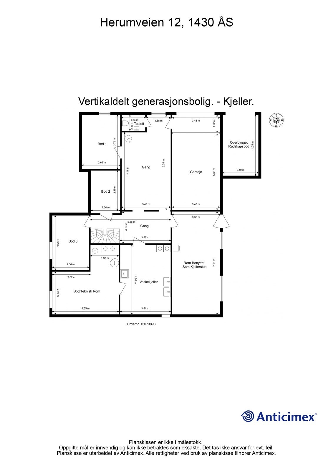 Plantegning - Kjeller Galleribilde